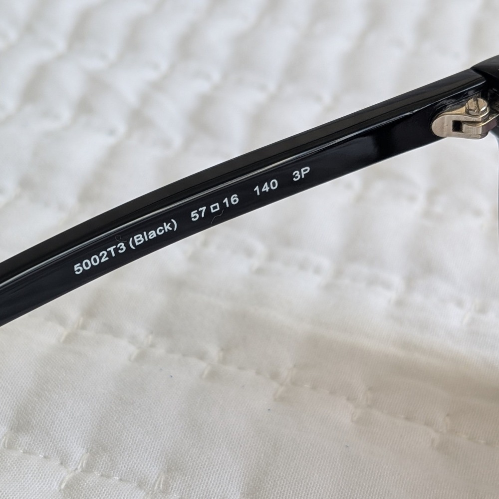 NWT Coach Square Frame Polarized Sunglasses HC8271U L1101 w Original Case Black - Picture 9 of 16